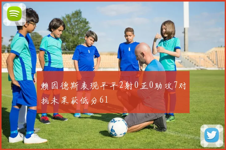 赖因德斯表现平平2射0正0助攻7对抗未果获低分61